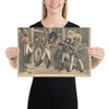 The Rival Whiskers - Theodore Lane - ca. 1824 - Photo Paper Poster Museum quality 7746782