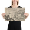 Perseus Delivering Andromeda - Claude Mellan - Paper Poster Museum quality 7740345