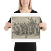 The Triumph of the Riches, from The Cycle of the Vicissitudes of Human Affairs, plate 2 - Cornelis Cort - 1564 - Photo Paper Poster Museum quality 7747061