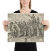 The Triumph of the Riches, from The Cycle of the Vicissitudes of Human Affairs, plate 2 - Cornelis Cort - 1564 - Photo Paper Poster Museum quality 7747061