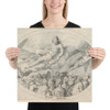 Emblem Drawing ("I rule everything") - Jacob Matham - early 17th century - Photo Paper Poster Museum quality 7737506