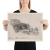 Place Pigalle in 1878 - Félix-Hilaire Buhot - 1860–98 - Paper Poster Museum quality 7738114