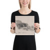 Place Pigalle in 1878 - Félix-Hilaire Buhot - 1860–98 - Paper Poster Museum quality 7738114