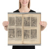 Biblia Sacra - Christoffel van Sichem II - 1657 - Paper Poster Museum quality 7740581