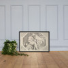 Holy Family - Claude Mellan - Photo Paper Framed Poster Museum quality 7794281