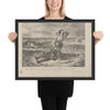 Young Clifford Finding the Body of his Father - Eugène Delacroix - 1834 - Photo Paper Framed Poster Museum quality 7798891