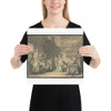 Manius Curius Dentatus Refusing the Presents of the Samnite Ambassadors - Jean Guillaume Moitte - 1795–96 - Photo Paper Poster Museum quality 7797970