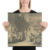 Manius Curius Dentatus Refusing the Presents of the Samnite Ambassadors - Jean Guillaume Moitte - 1795–96 - Photo Paper Poster Museum quality 7797970
