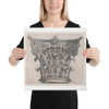 Speculum Romanae Magnificentiae: Capital of Composite Order - Léon Davent - mid-16th century - Canvas Museum quality 7798689