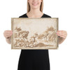 Unidentified Scene:  Figures in a Landscape - Francesco Allegrini - 1624–63 - Photo Paper Poster Museum quality 7797498