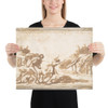 Unidentified Scene:  Figures in a Landscape - Francesco Allegrini - 1624–63 - Photo Paper Poster Museum quality 7797498