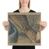 Fragment of a Tapestry Cartoon: Foot in a Buskin, Drapery, and a Plant - Raphael (Raffaello Sanzio or Santi) - 1500–1550 - Photo Paper Poster Museum quality 7796701