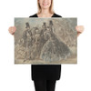 Meeting in the Park - Constantin Guys - ca. 1860 - Photo Paper Poster Museum quality 7799020