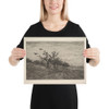 Tree Filled with Crows - Charles-François Daubigny - 1867 - Photo Paper Poster Museum quality 7799415