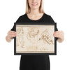 Figures - Francesco Allegrini - 1624–63 - Matte Paper Framed Poster Museum quality 7797297