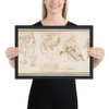 Figures - Francesco Allegrini - 1624–63 - Matte Paper Framed Poster Museum quality 7797297