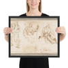 Figures - Francesco Allegrini - 1624–63 - Matte Paper Framed Poster Museum quality 7797297