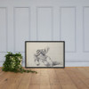 Falling Man - Eugène Leygue - 1830–77 - Matte Paper Framed Poster Museum quality 7798055