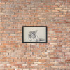 Falling Man - Eugène Leygue - 1830–77 - Matte Paper Framed Poster Museum quality 7798055