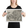 The Dance - Léon Davent - 1540–56 - Matte Paper Framed Poster Museum quality 7799596