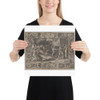 The Calumny of Apelles - Cornelis Cort - 1602 - Paper Poster Museum quality 7794213