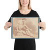 Seated Male Nude - Louis Lagrenée - n.d. - Paper Poster Museum quality 7798386