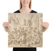 Christ Preaching - Anonymous, Italian, Roman-Bolognese, 17th century - 17th century - Paper Poster Museum quality 7797784