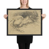 Study of a Woman Viewed from Behind - Eugène Delacroix - 1833 - Matte Paper Framed Poster Museum quality 7799062