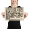 Arlequin Mecontent de Son Peintre - Claude Gillot - n.d. - Paper Poster Museum quality 7796907
