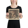 Cassandra Imploring Athena for Revenge Against Ajax - Jérôme Martin Langlois - 1795–1838 - Photo Paper Poster Museum quality 7798344