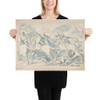Battle Scene - Belisario Corenzio - 1590–1646 - Photo Paper Poster Museum quality 7796545