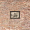 Armed Three-master with Daedalus and Icarus in the Sky from The Sailing Vessels - Pieter Bruegel the Elder - 1561–65 - Matte Paper Framed Poster Museum quality 7796232