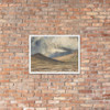 Mountains of Auvergne - Paul Huet - 1831–33 - Matte Paper Framed Poster Museum quality 7798926