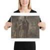 Walking in the Park - Constantin Guys - 19th century - Paper Poster Museum quality 7799029
