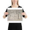 Sailors and Women - Constantin Guys - 19th century - Paper Poster Museum quality 7799033