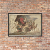 The Martyrdom of Saint Hippolytus - François Joseph Heim - 19th century - Matte Paper Framed Poster Museum quality 7798962