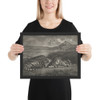 Royal Tiger - Eugène Delacroix - 1829 - Matte Paper Framed Poster Museum quality 7799218