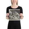 Lion Devouring a Horse - Eugène Delacroix - 1844 - Paper Poster Museum quality 7798830