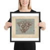Design for a Pendentive:  Youthful Musicians with Stringed Instruments - Pomponio Amalteo - 1505–88 - Matte Paper Framed Poster Museum quality 7797165