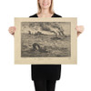 The Steam Boats - Charles-François Daubigny - 1861 - Paper Poster Museum quality 7799429