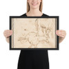 Horses - Francesco Allegrini - 1624–63 - Matte Paper Framed Poster Museum quality 7797334