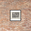 A Literary Fellow Meditating - Anonymous - 1821 - Matte Paper Framed Poster Museum quality 7798951
