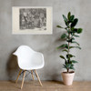 A Literary Fellow Meditating - Anonymous - 1821 - Matte Paper Framed Poster Museum quality 7798951