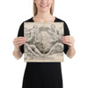 Allegory in Honor of Cardinal Richelieu - Charles Le Brun - 1641 - Photo Paper Poster Museum quality 7798284