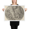 Sloth, after the 'Seven Deadly Sins' - Léon Davent - ca. 1550–55 - Matte Paper Framed Poster Museum quality 7798179