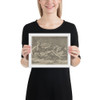 Diana Resting - Léon Davent - ca. 1542–45 - Matte Paper Framed Poster Museum quality 7799555