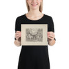 A Woman Showing Bulls to a Man - Léon Davent - ca. 1540–45 - Photo Paper Poster Museum quality 7798178