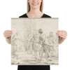 Illustration for a Book:  Scene of Peacemaking - Giovanni Battista Tiepolo - 1696–1770 - Paper Poster Museum quality 7799351