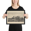 Apple Trees at Auvers - Charles-François Daubigny - 1877 - Matte Paper Framed Poster Museum quality 7799400