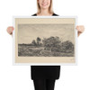 Apple Trees at Auvers - Charles-François Daubigny - 1877 - Matte Paper Framed Poster Museum quality 7799400